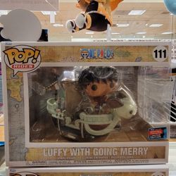 Luffy With Going Merry Animation One Piece Funko Pop Exclusive