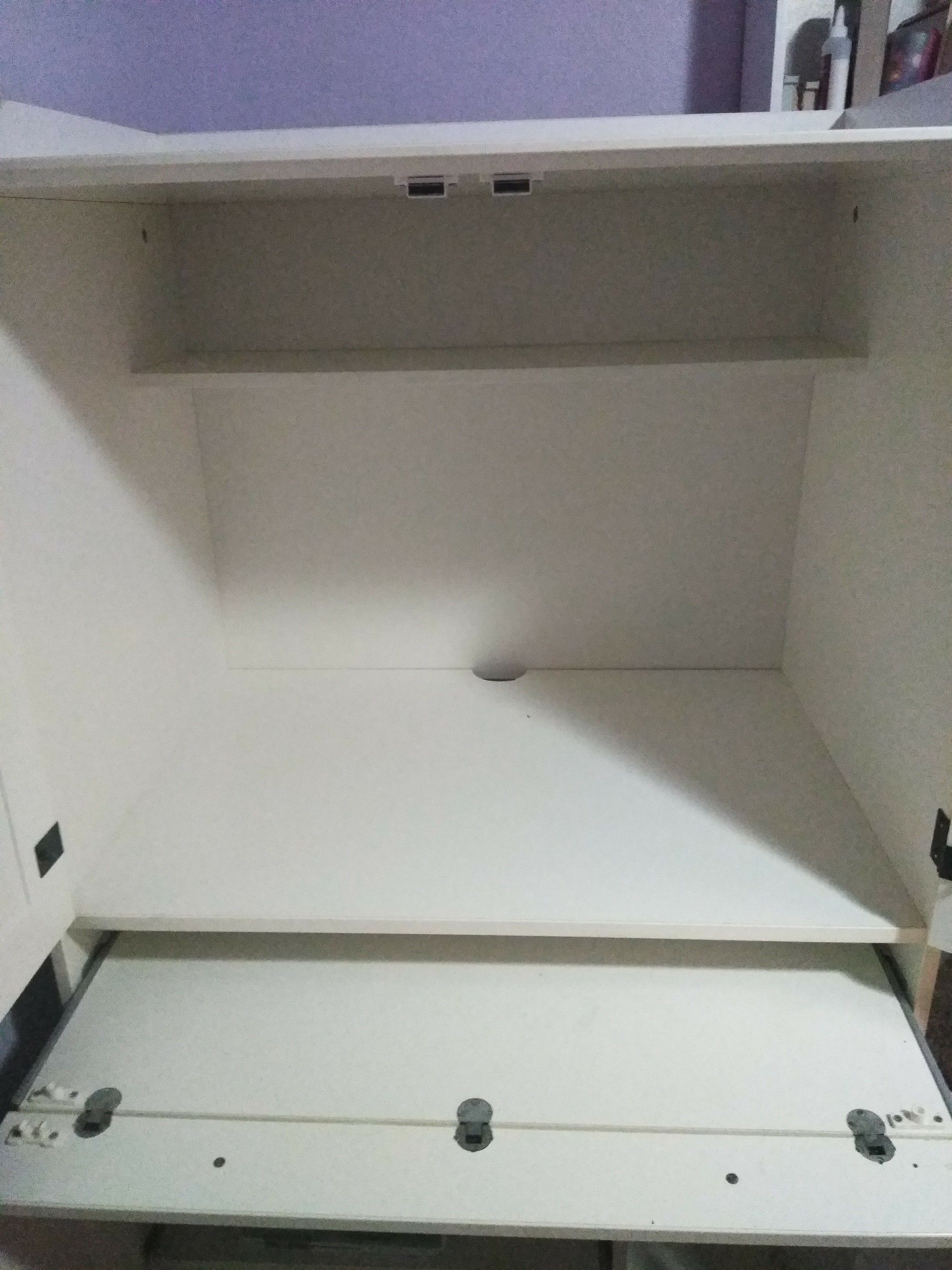Ikea White Computer Armoire