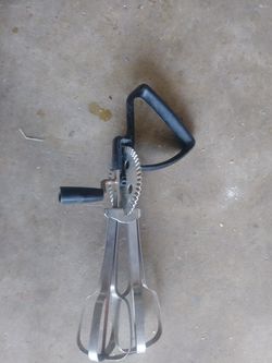 Vintage hand food mixer