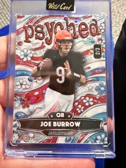 Joe Burrow Wild Card Psyched Alumination 2/3