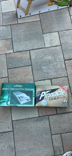 Brand new Golf Bundle: Putt Returner & Pinnacle Gold LS Balls