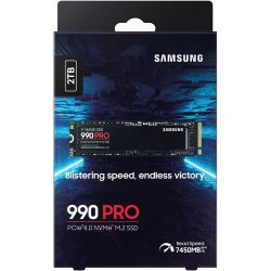 Samsung 990 PRO 2TB M.2 NVME PCIE 4.0 V-NAND Internal SSD MZ-V9P2T0