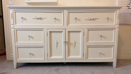 White dresser