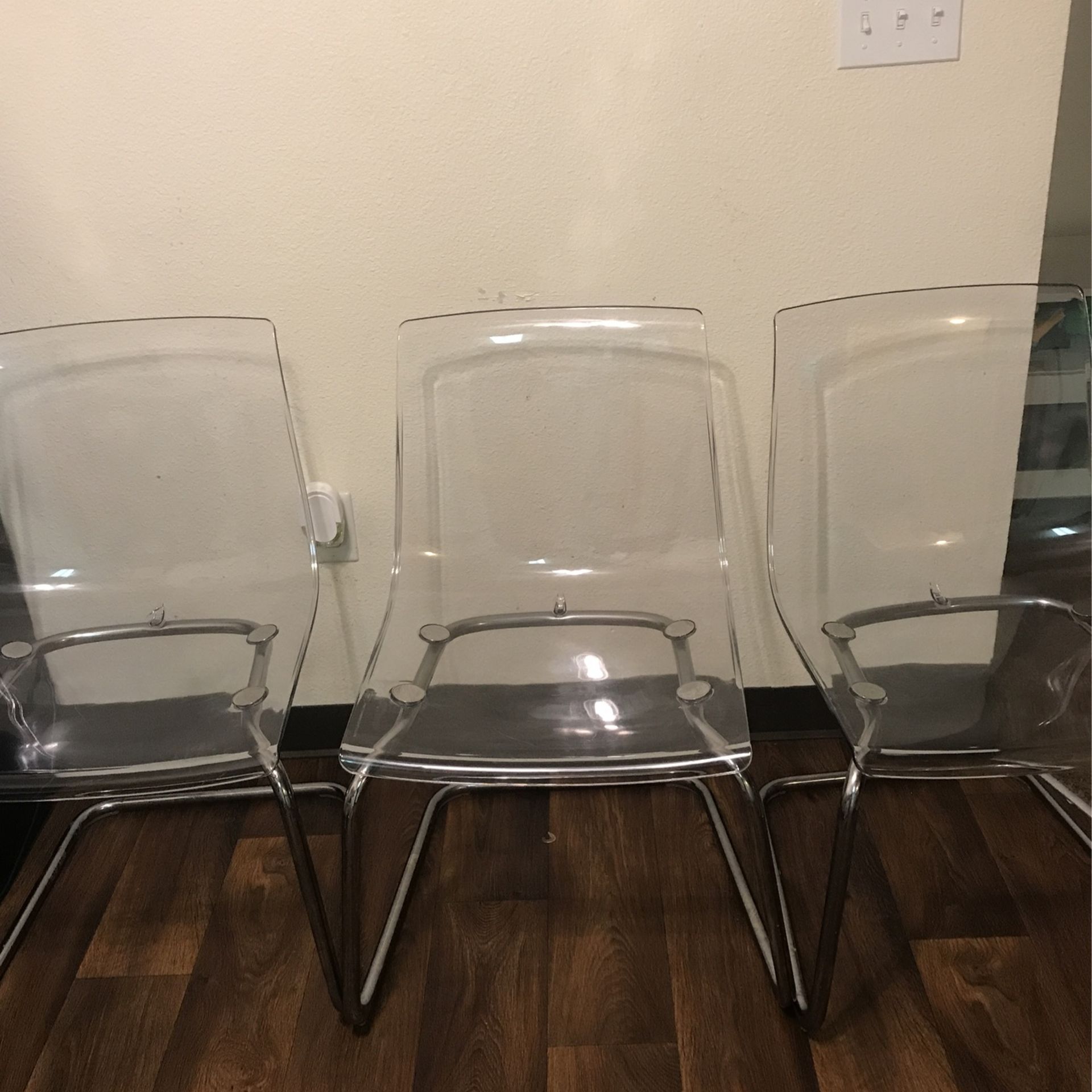 2 Acrylic Chairs