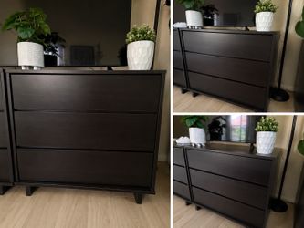 (2) Dark Brown 3-Drawer Dresser (each) OBO!!!