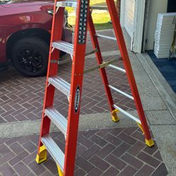 Werner 6’ Ladder- 300lb Rating- Used Twice.