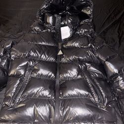 Moncler Maya Black Jacket – Size 3 (Authentic)