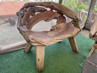 Hand Made Wooden Couch Set