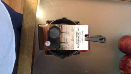 Sedona Kitchen 2pc Cast Iron Skillet & Square Griddle Set