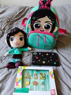 Loungefly Disney Vanellope Von Schweetz BUNDLE