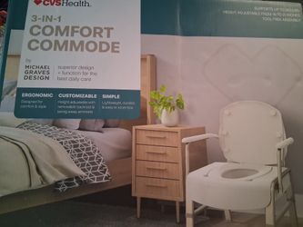 Brand New 3-in-1 Comfort Commode Chair - Never Used | Michael Graves CVS