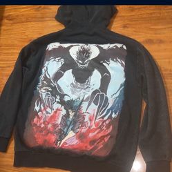 Custom Painted Black Clover Hoodie