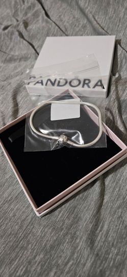 Pandor Moments Sterling Silver Snake Chain Bracelet