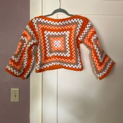 Hand Crocheted Top (S)