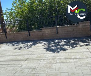 Stamped concrete 