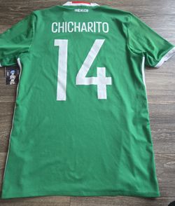Adidas Mexico Seleccion 2016 Chicharito Futbol Soccer Jersey Mens Size Medium