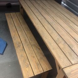 Custom Long Wood Table