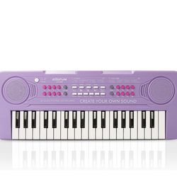 BIGFUN Kid Keyboard Piano - 37 Keys Keyboard Piano Kids Multifunction Music Educational Instrument Toy Keyboard Piano for 3, 4, 5, 6, 7, 8 Girls@Toys