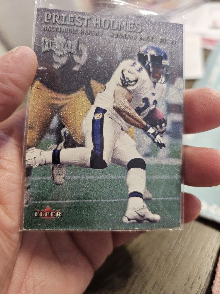 Baltimore Ravens Priest Holmes Football Cards
