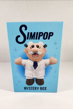 NEW SIMIPOP DR. SIMI PLUSH STUFFED KEYCHAIN ASSORTED CHARACTERS MYSTERY BOX