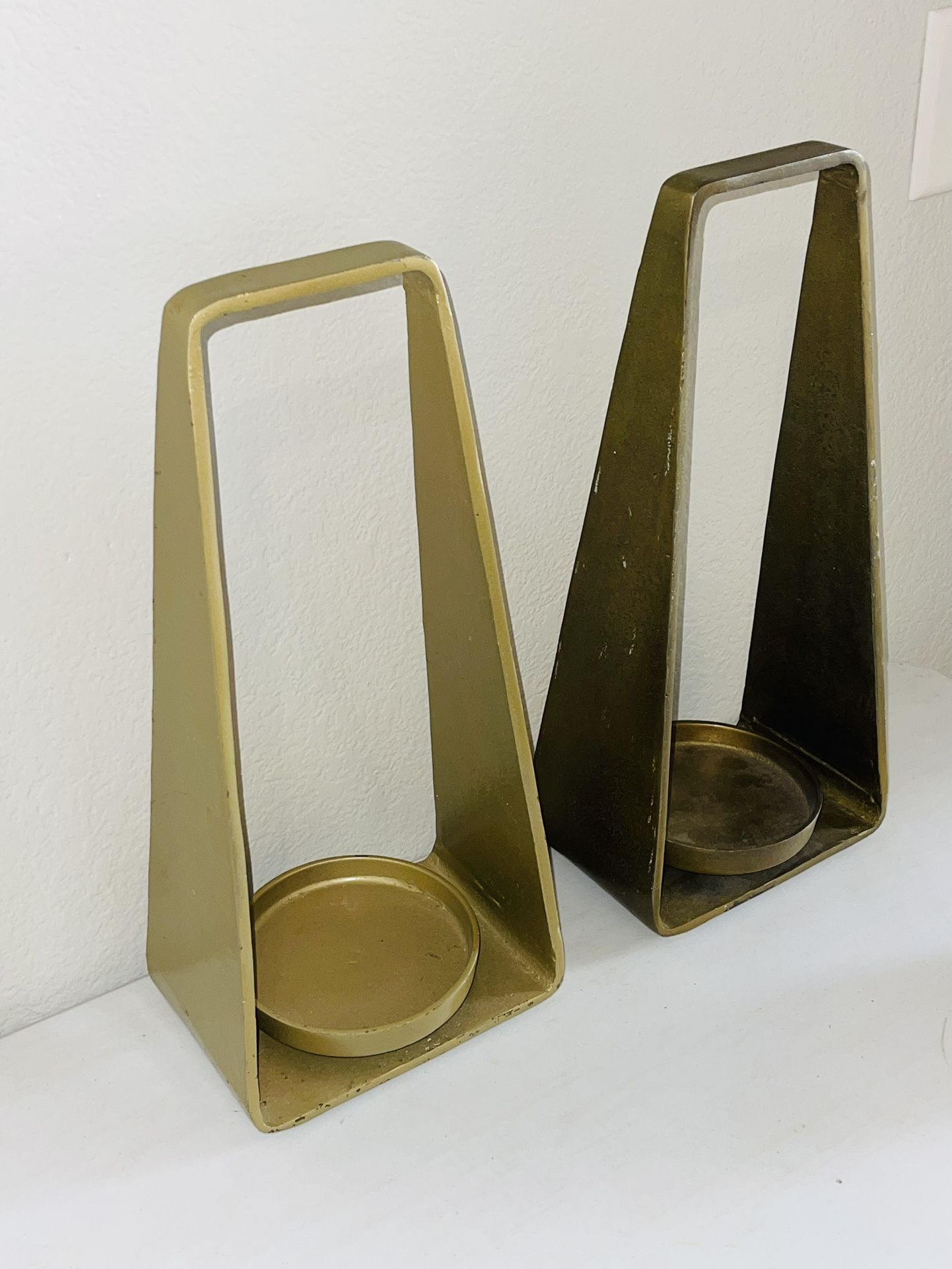 Large Size Metal Candle Holders 