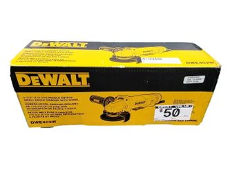 Dewalt Dwe402 Yellow Corded Grinder