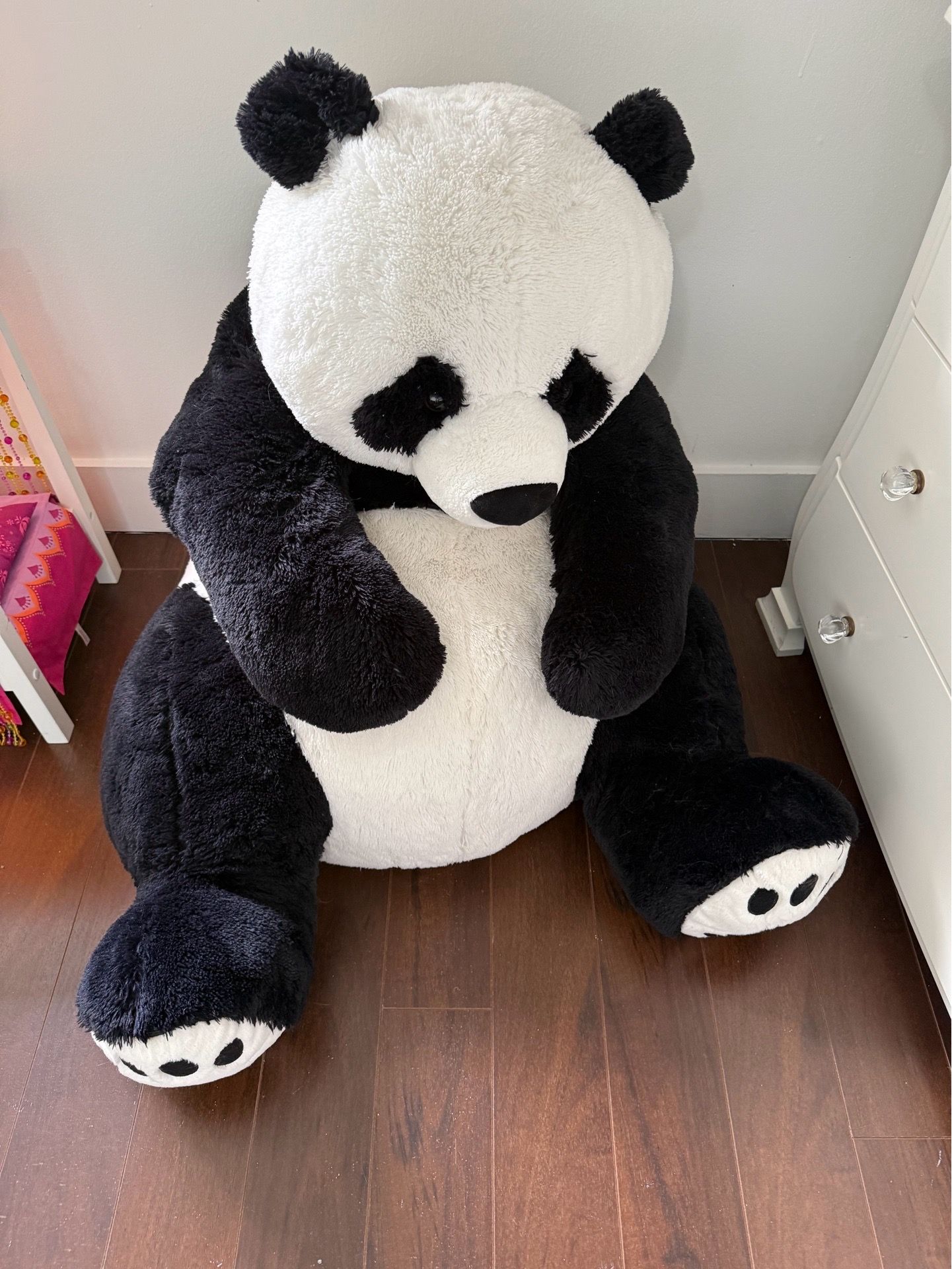 Large black and white panda bear