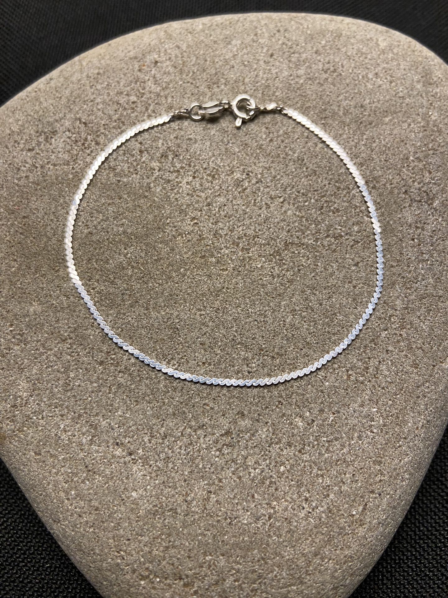 Vintage Silver “S” Chain Bracelet