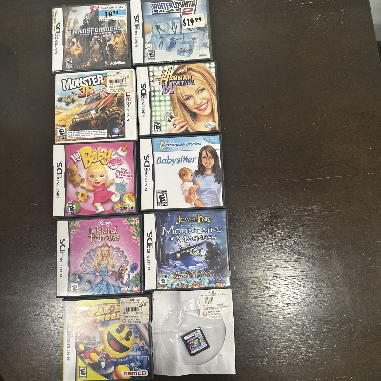 Transformers: Dark of the Moon - Decepticons (Nintendo DS, 2011),10 ds games winter sports new Hanna montana used my baby used Baby sitter used Barbie
