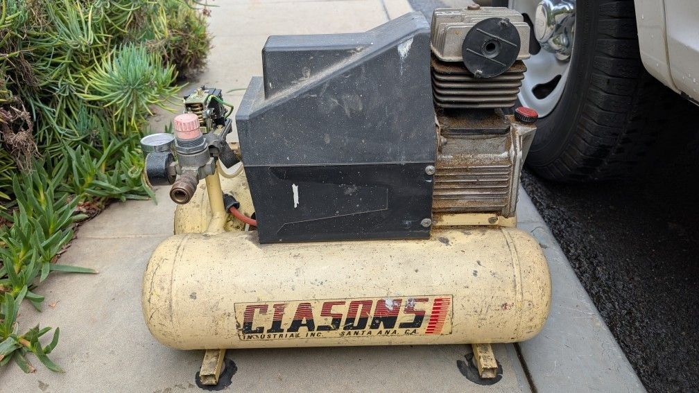 Ciasons Air Compressor 4 Gal Works Great Made In USA Shop Tank No Leaks