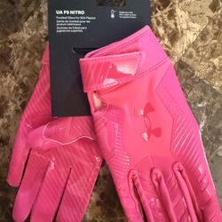 Under Armour F9 Nitro Football Gloves - Youth Size Large
