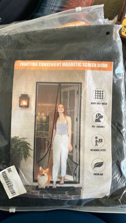 Magnetic screen door 🚪
