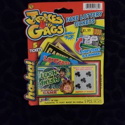 Fake Lotto Tickets 