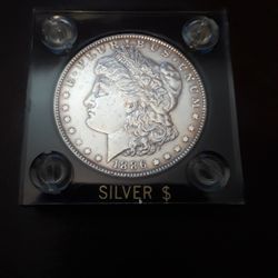 1886 Silver Morgan Dollar