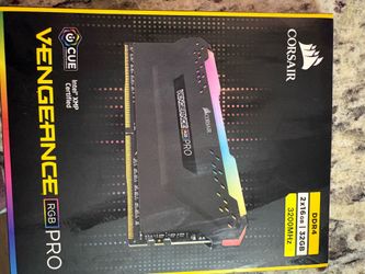 DDR4 Ram Corsair vengeance RGB 2x16 gb 3200 mhz