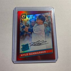 Kyle Schwarber Rookie Auto 1/5!!!