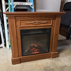 Imitation Fireplace with Heater