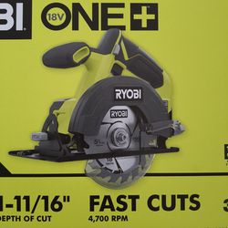 Ryobi 18v Cordless 5-1/2" Circular Saw. Brand New. Tool Only. Does not include battery. 