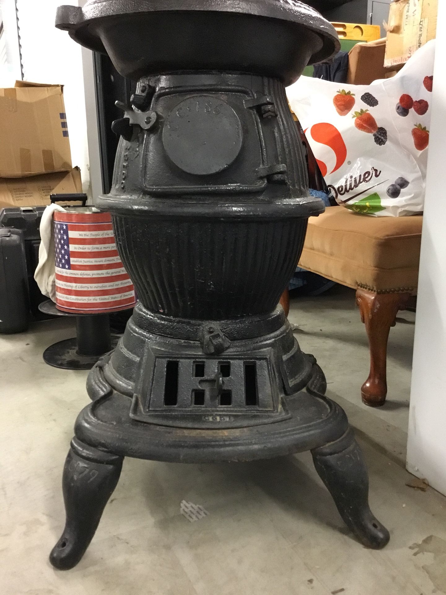 Southern Pacific Railroad antique caboose pot belly stove for Sale in San  Jose, CA - OfferUp