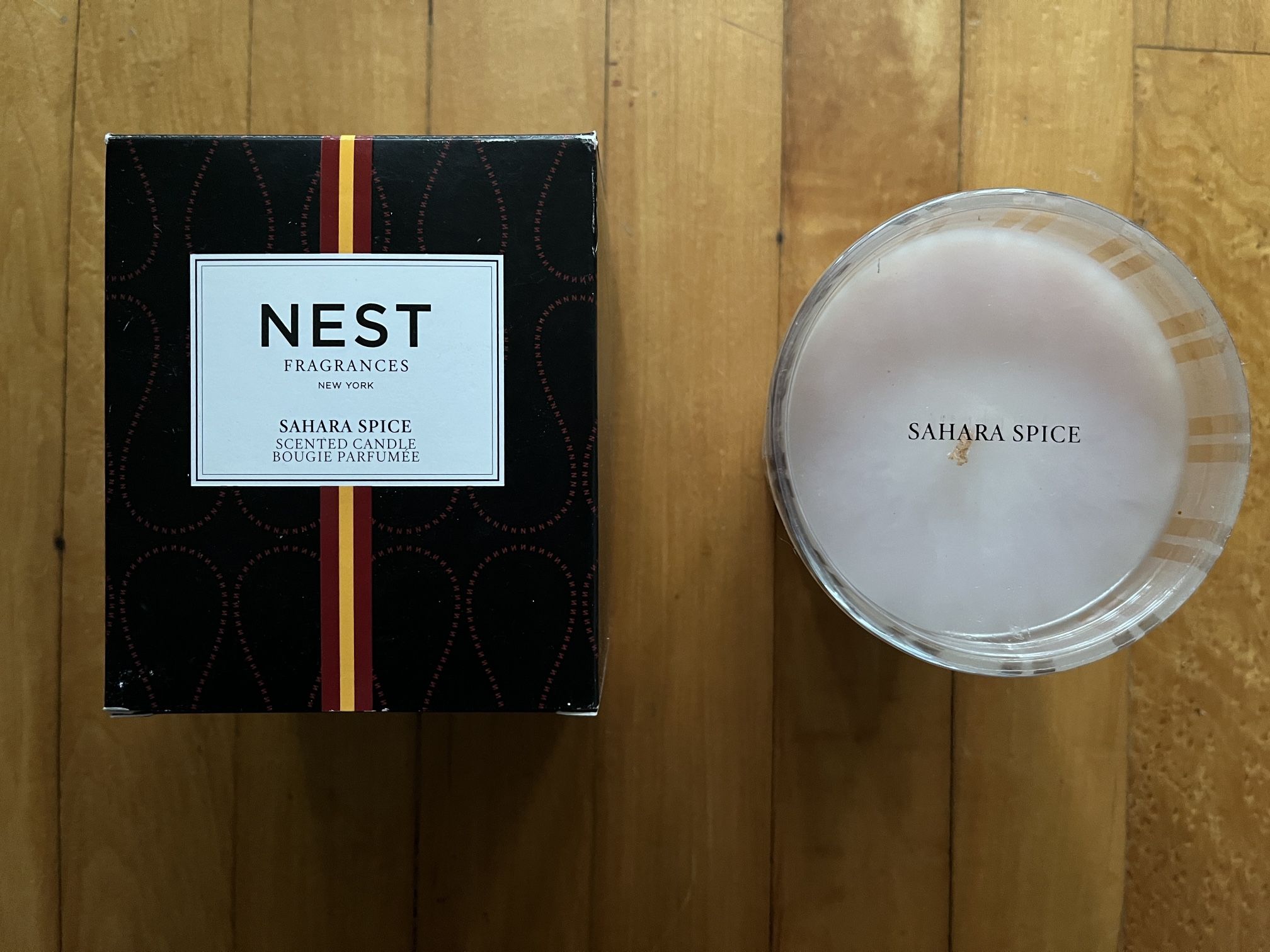 NEST NEW in box Sahara spice 8.1oz Scented Candle Bougie Parfumée