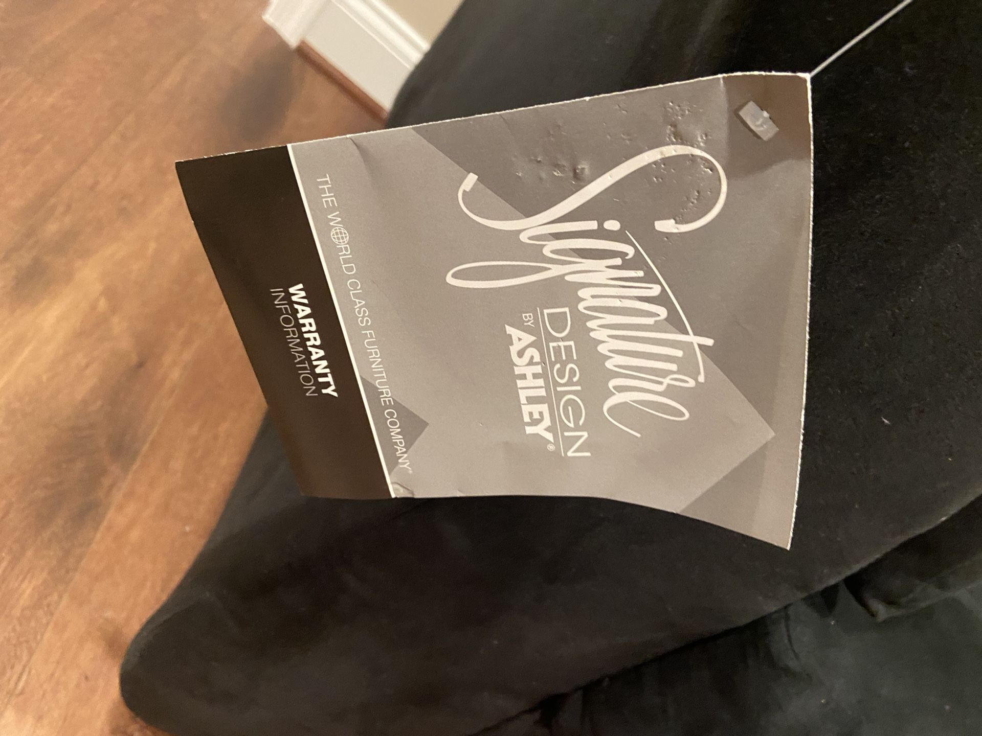 Beautiful New Black Couch Made By Ashley Furniture