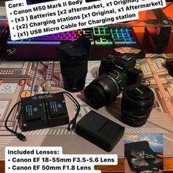 Canon M50 Mark ii bundle