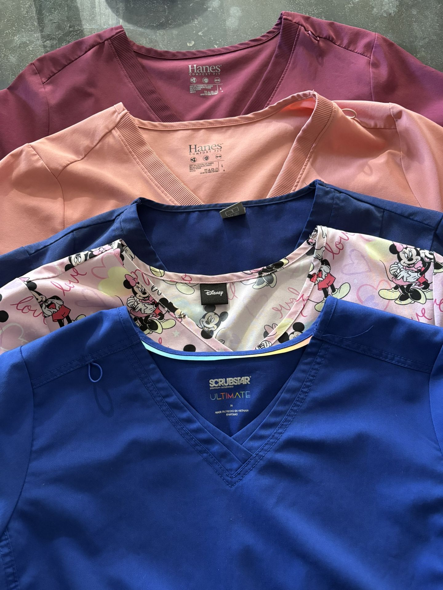 Scrub tops