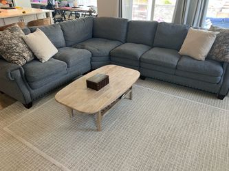 Sofa sectional gray