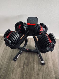 Bowflex SelectTech 552 Dumbbells with stand