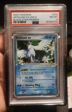 Articuno Black Star Promo PSA 8