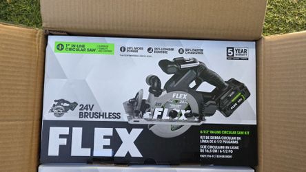 Flex 24v circular saw kit 6 1/2 in