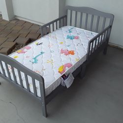 Bed For Toddlers Crib Size Mattress Included 