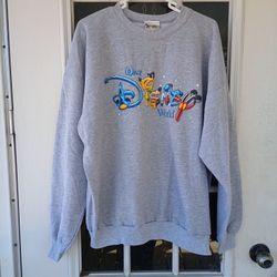 Vintage Walt DISNEY World Jumper Sweatshirt Men's Size XL 