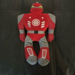 Red robot plushy